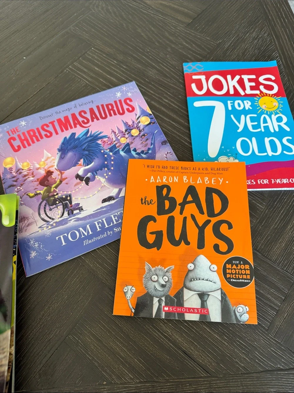 Kids Book Bundle Lot LEGO Ninjago Minecraft Pokémon Bad Guys Scholastic